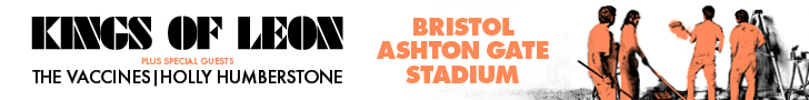 Ashton Gate - Kings on Leon (Leaderboard Ad)