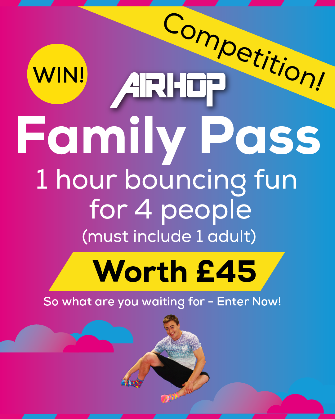 Win A Free Family Pass to AirHop Bristol