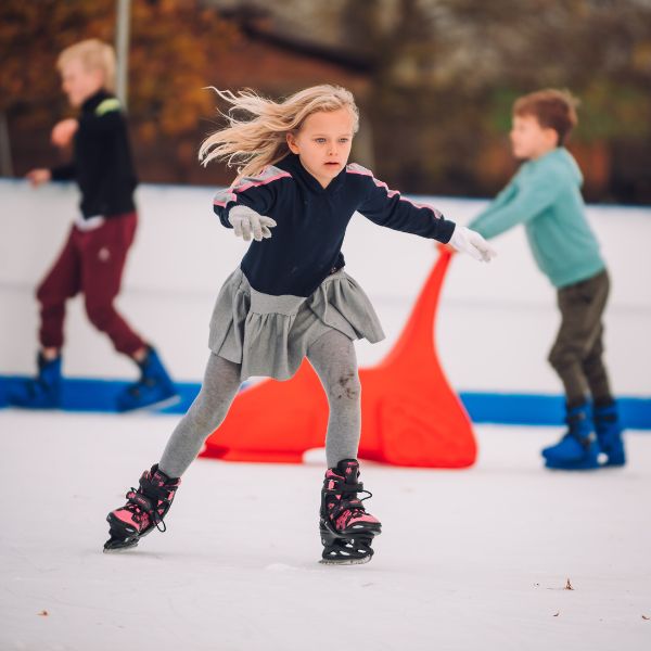 Festive Outdoor Ice Skating