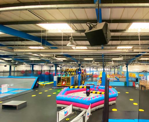 Trampolining at AirHop