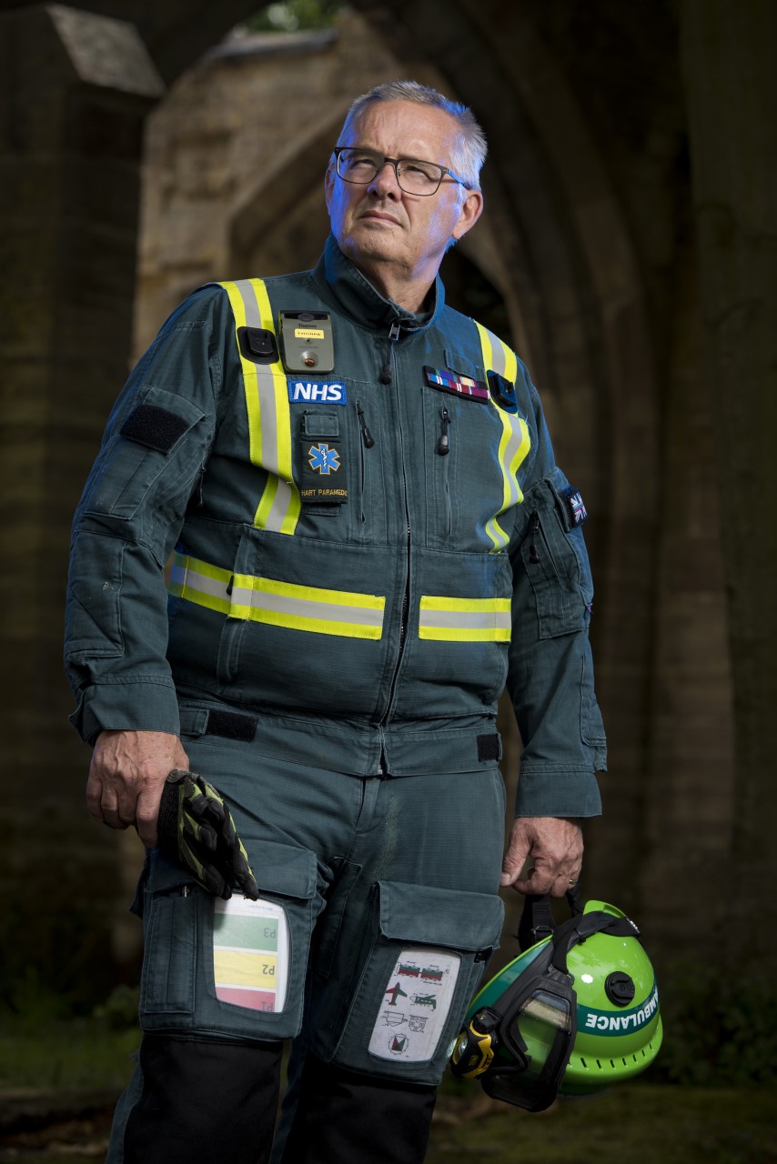 Specialist Paramedic David featured in royal photo exhibition