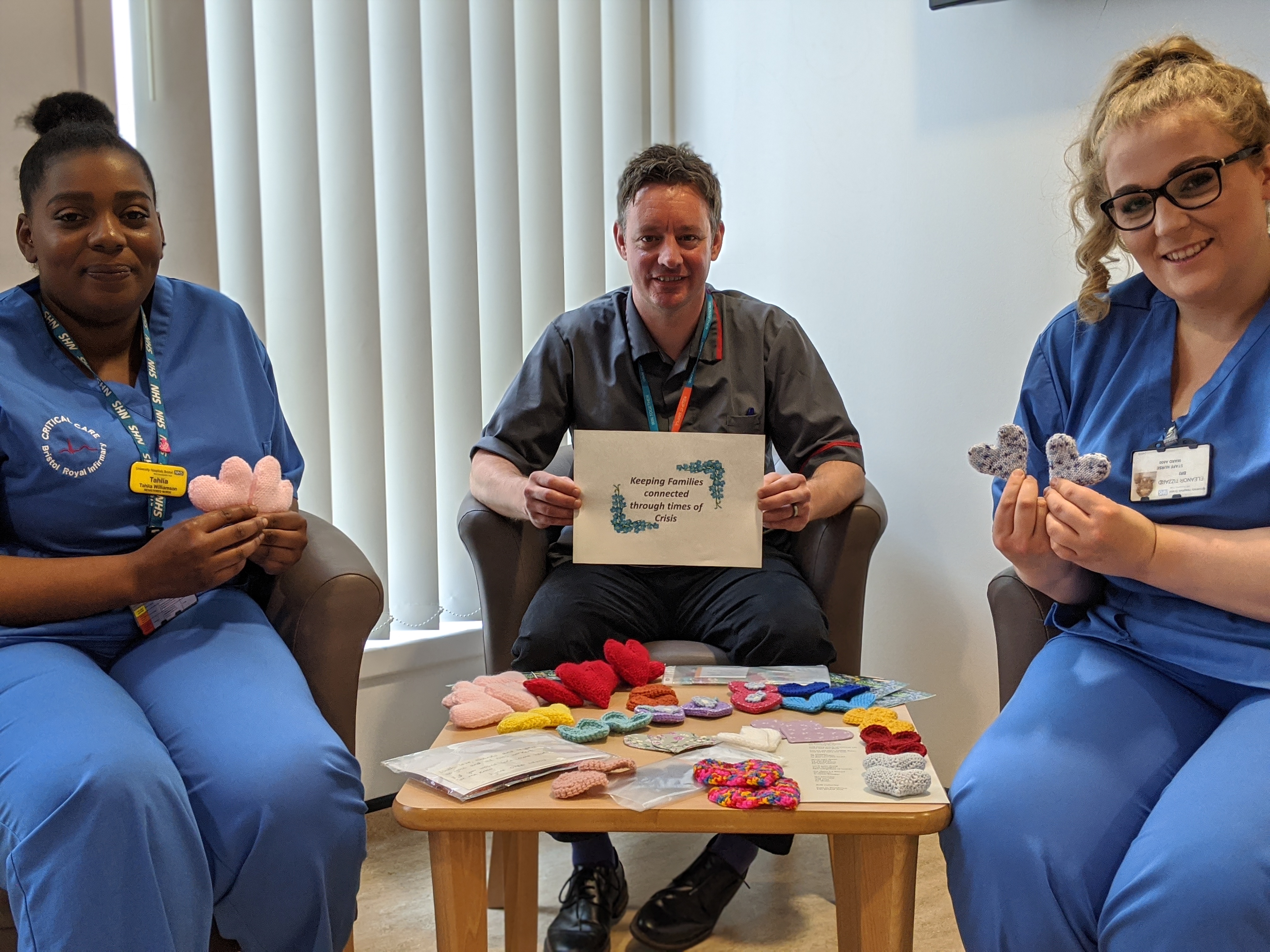 Bristol ITU nurses launch ‘Heart to Heart’ campaign to connect families with their loved ones