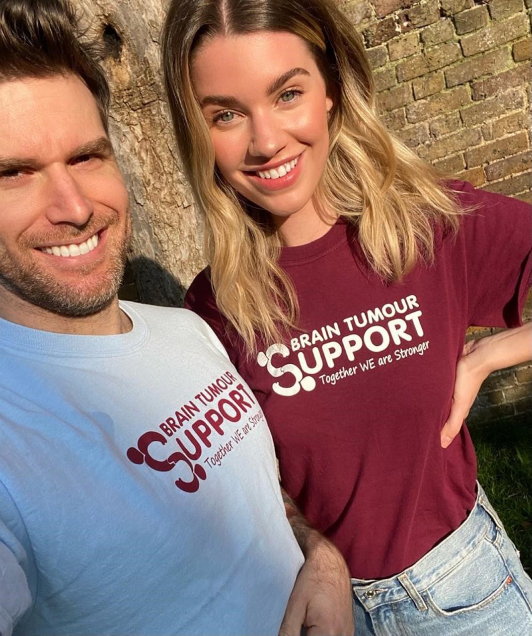 TV star Joel Dommett and model Hannah Cooper become Ambassadors for Bristol-based Brain Tumour Support