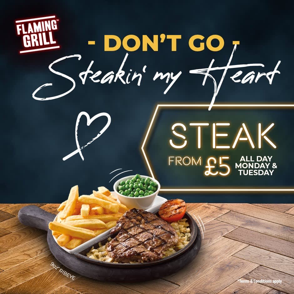 Steaks From Just £5!