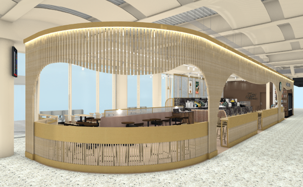 New Starbucks opens in check in area at Bristol Airport