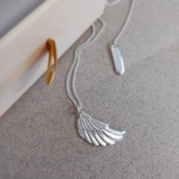 Win a handmade sterling silver wing necklace from Jana Reinhardt Jewellery